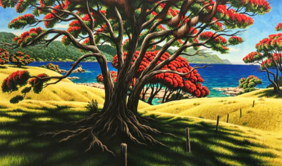 Old Man Pohutukawa - Tony Ogle